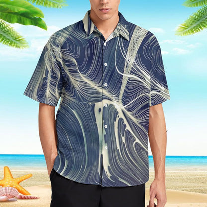 Men's Hawaiian Print Resort Shirt 2304109868