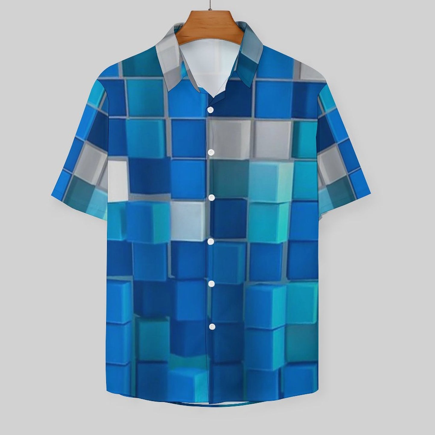 Men's Fashion Casual Printed Short Sleeve Shirts 2306103814