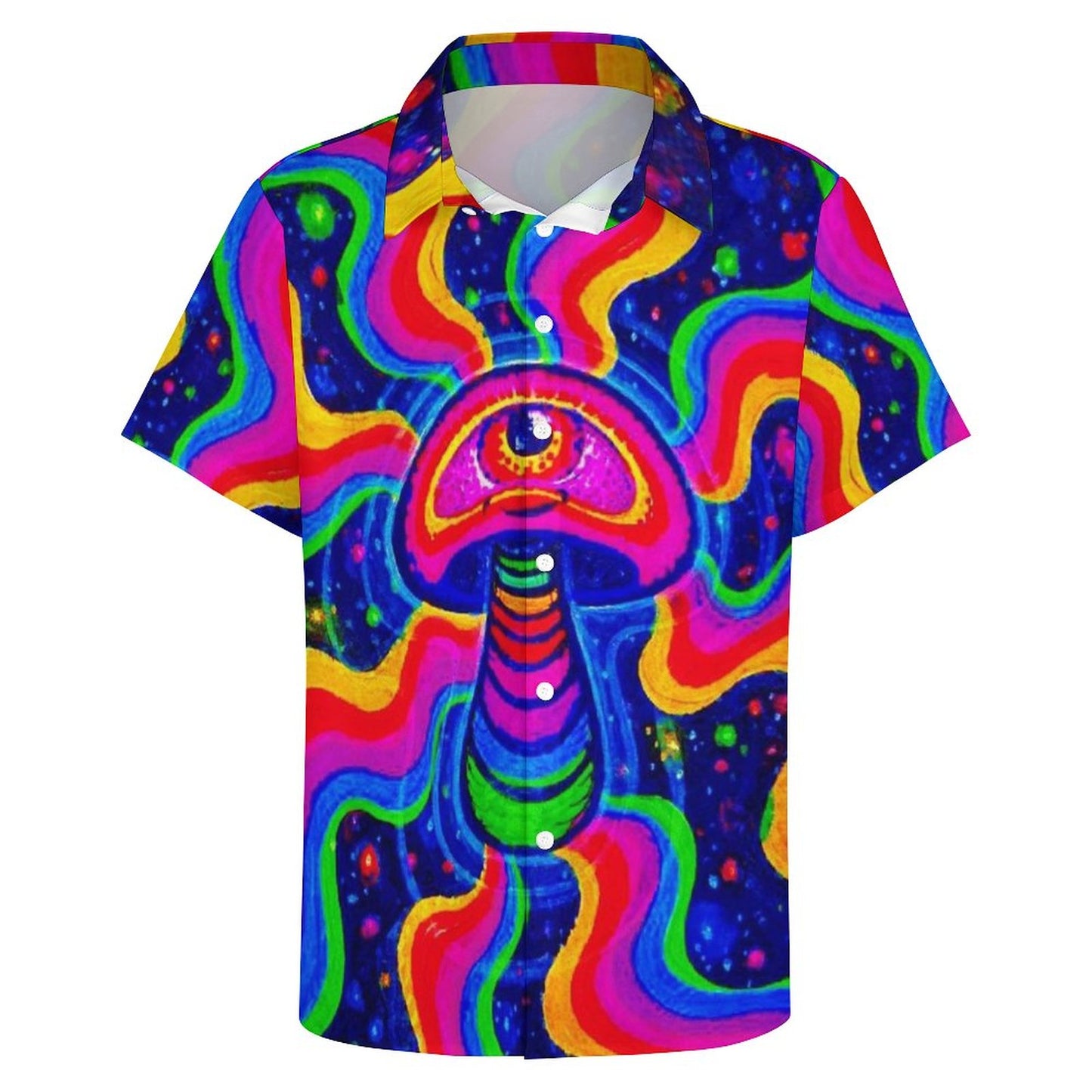 Men's Fashion Casual Printed Short Sleeve Shirts 2306104434