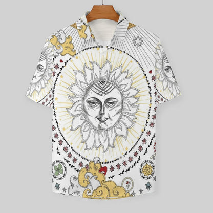 Men's Fashion Casual Printed Short Sleeve Shirts 2306101330