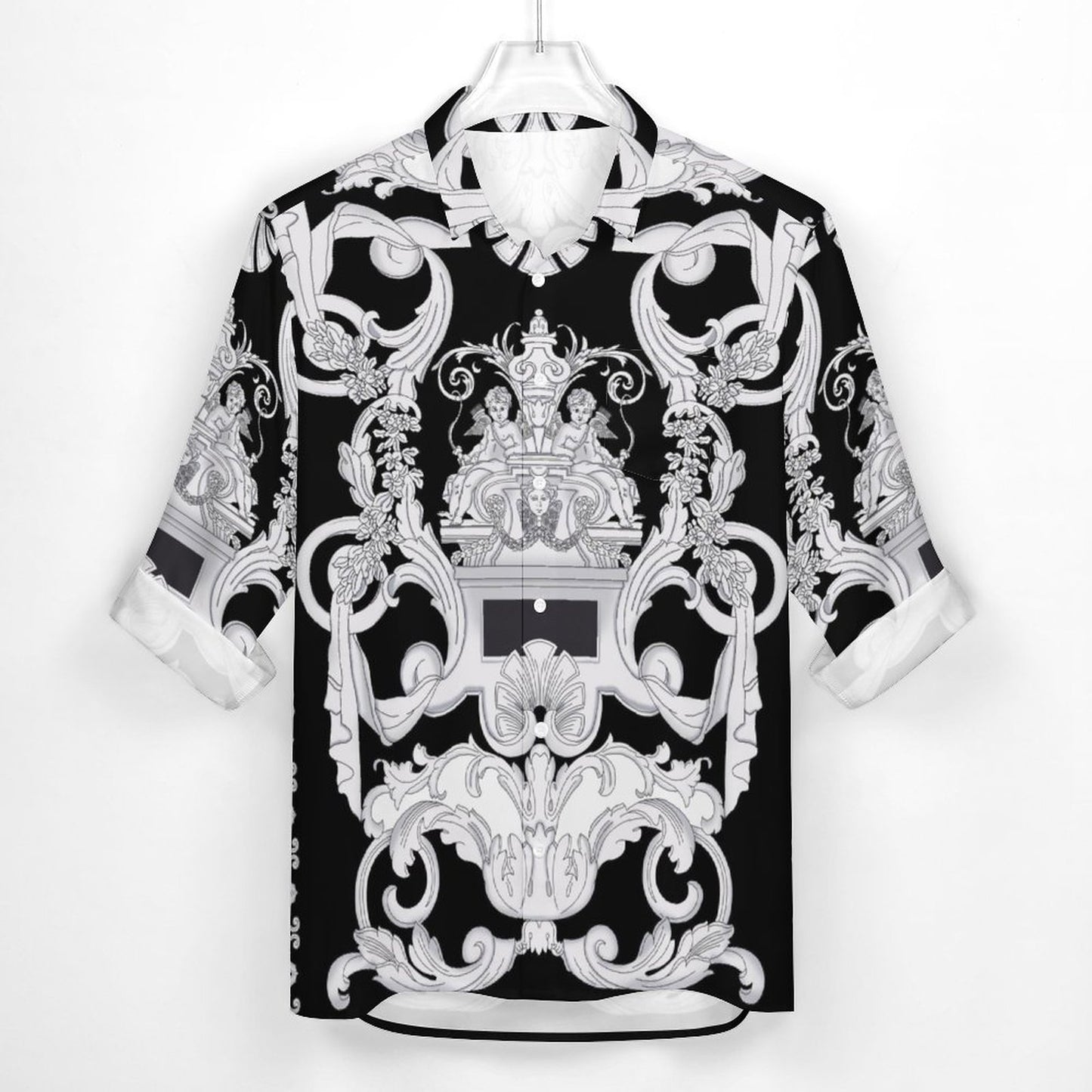 Men's Casual Printed Long Sleeve Shirt 2306103082