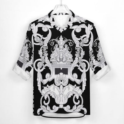 Men's Casual Printed Long Sleeve Shirt 2306103082