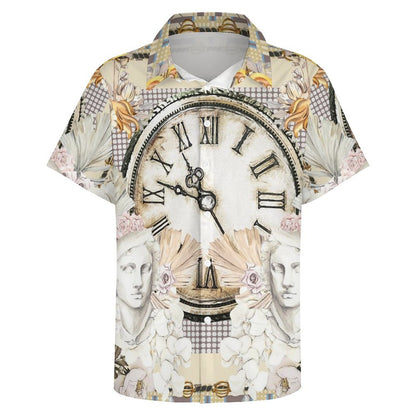 Men's Fashion Casual Printed Short Sleeve Shirts 2306101347