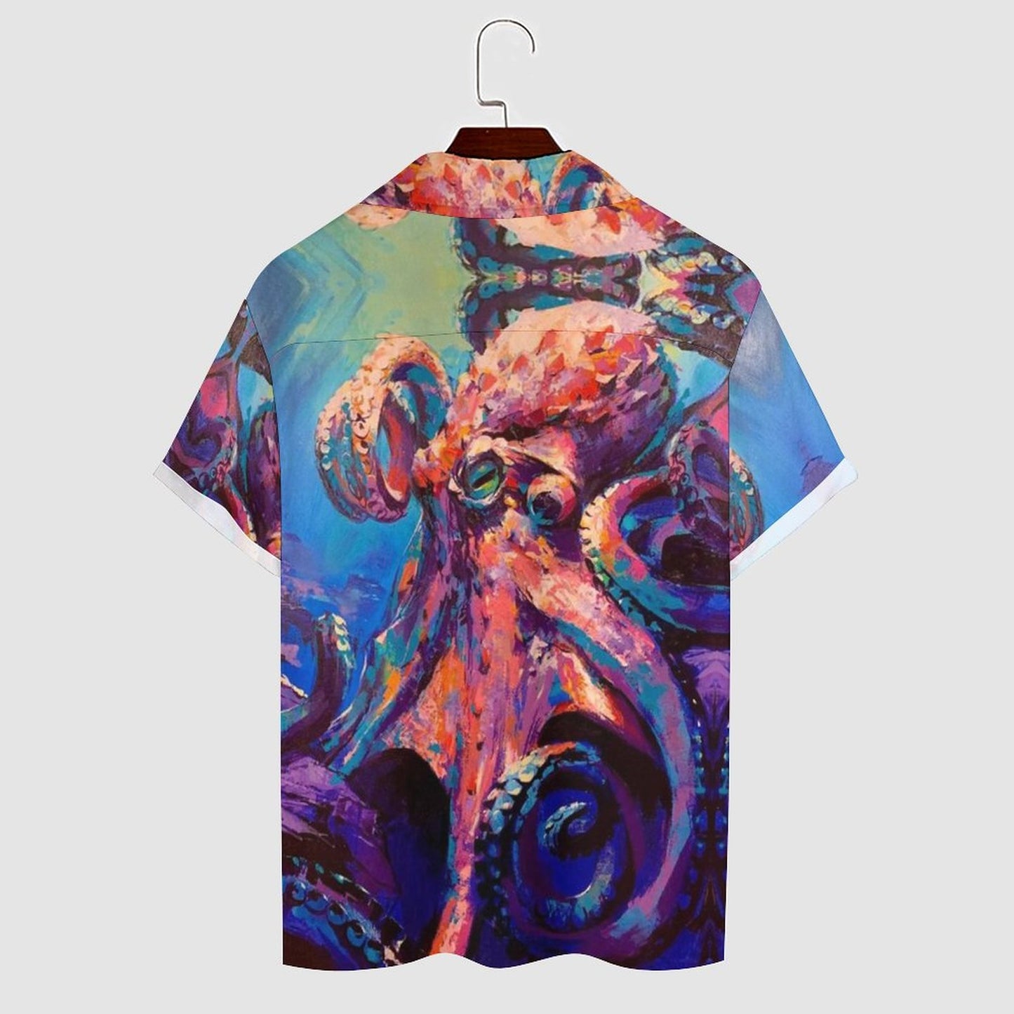 Men's Hawaiian Print Casual Shirt 2304108698