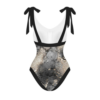 Casual Printed One Piece Swimsuit And Cover Up 2305104869