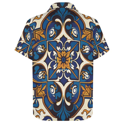 Men's Fashion Casual Printed Short Sleeve Shirts 2306100438