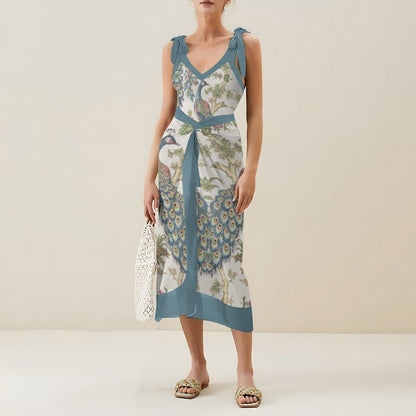 Casual Printed One-Piece Swimsuit And Cover Up 2305104138
