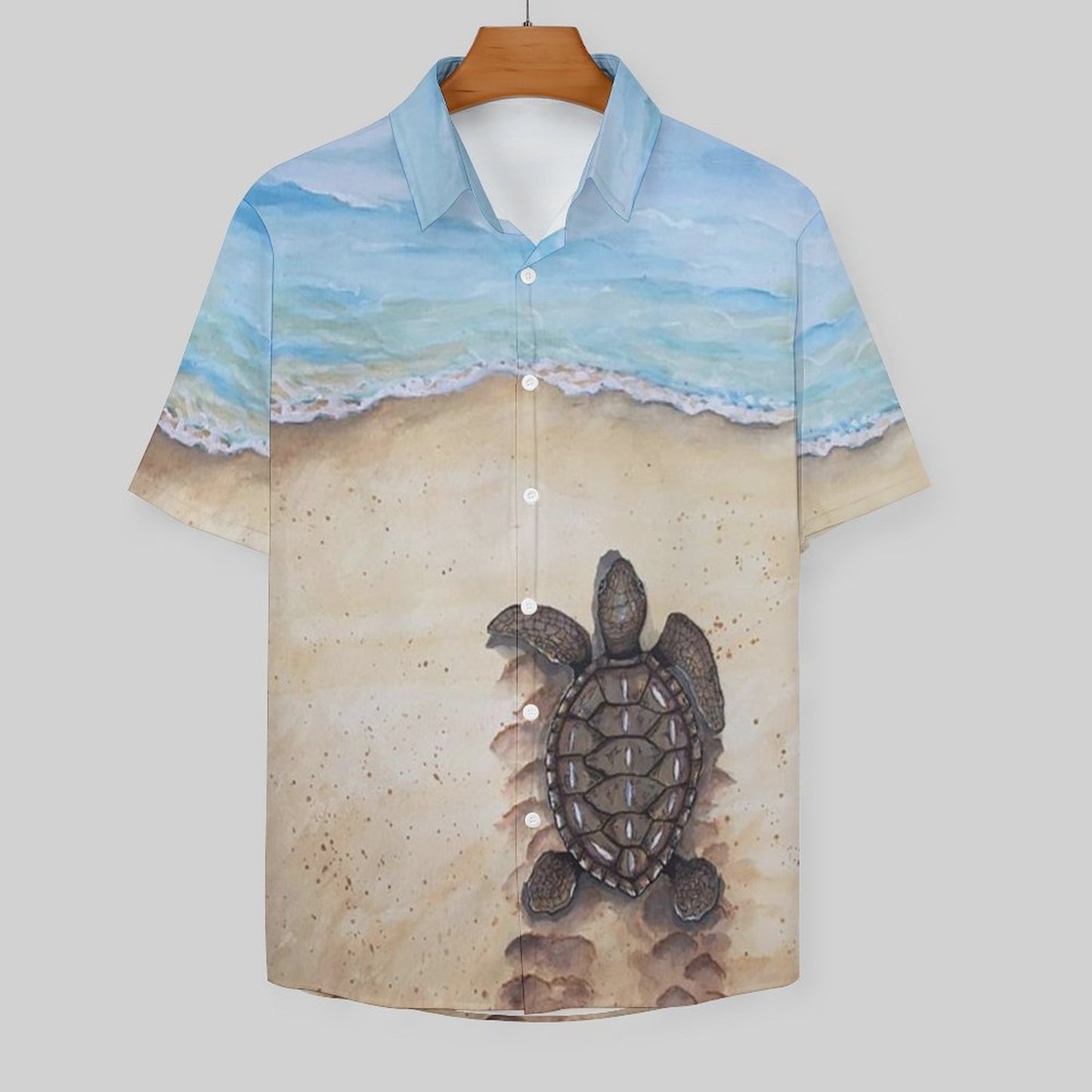 Men's Hawaiian Print Resort Shirt 2305101679
