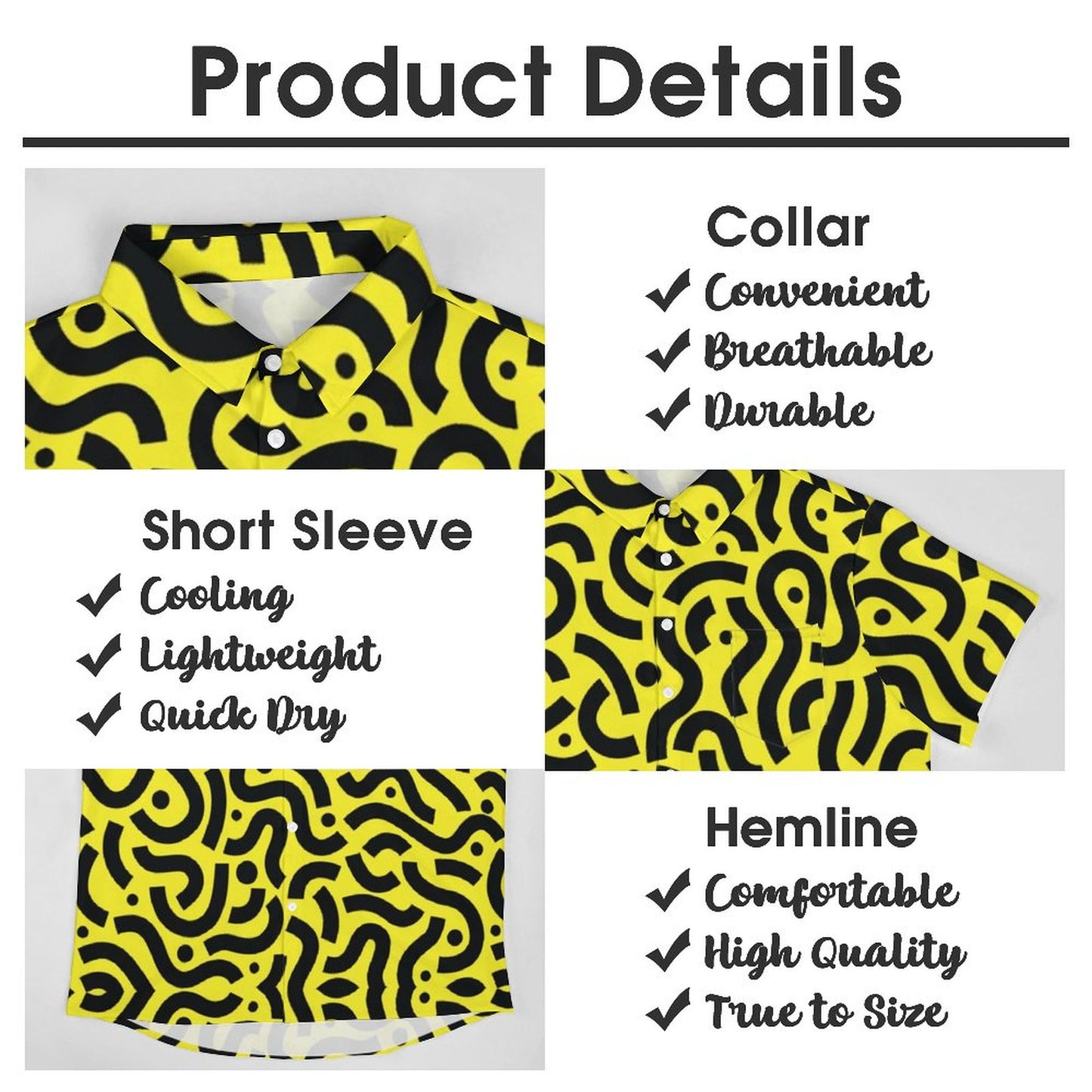 Men's Hawaiian Casual Short Sleeve Shirt 2306105786