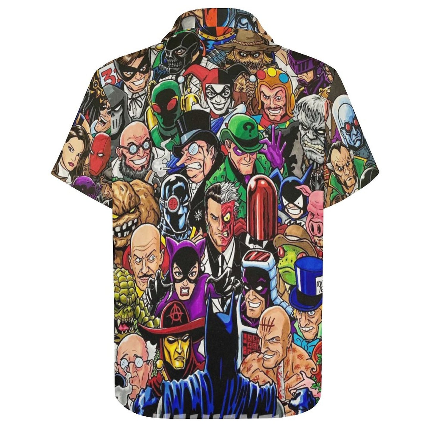 Men's Fashion Casual Printed Short Sleeve Shirts 2306104356