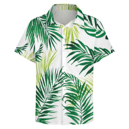Men's Hawaiian Print Resort Shirt 2305101474