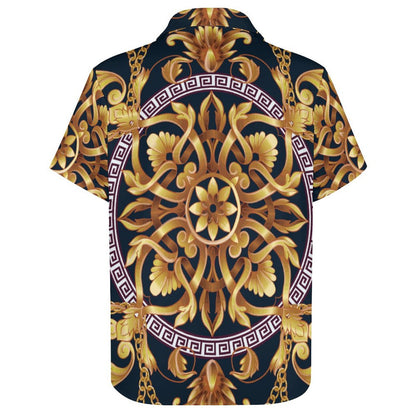 Men's Fashion Casual Printed Short Sleeve Shirts 2306101111