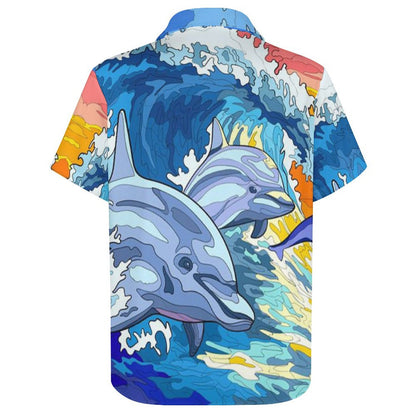 Men's Hawaiian Print Resort Shirt 2305101672