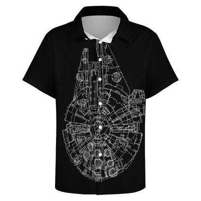 Men's Fashion Casual Printed Short Sleeve Shirts 2306101503