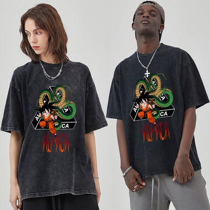 Unisex Vintage Solid Wash T-Shirts 2305103539