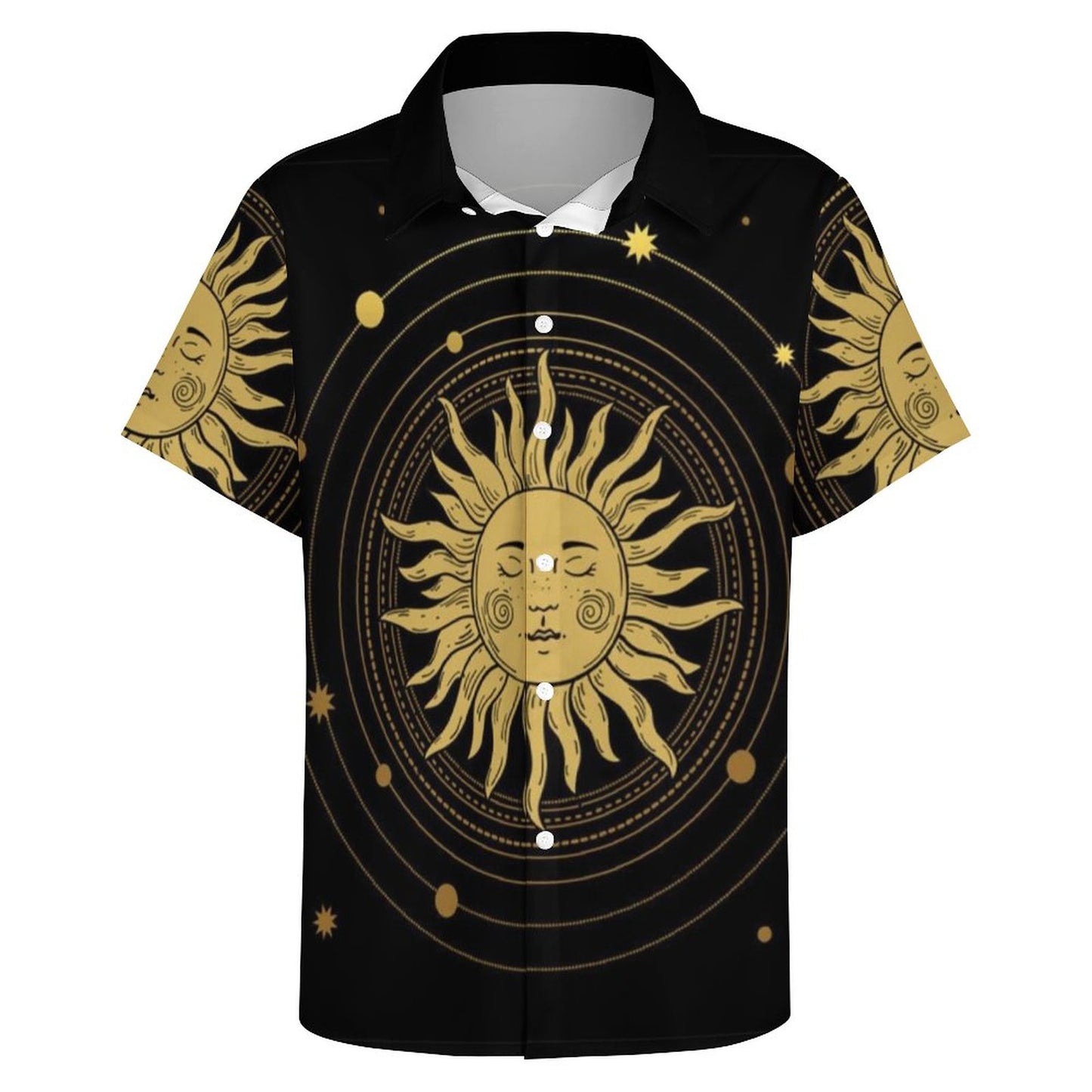 Men's Fashion Casual Printed Short Sleeve Shirts 2306100971