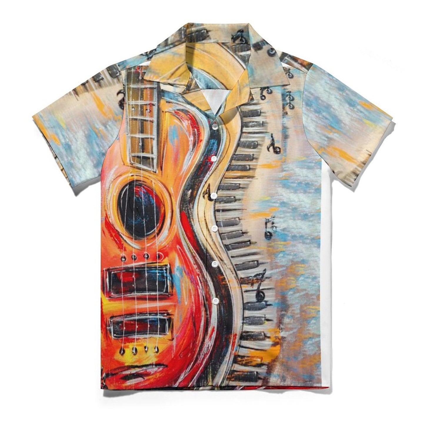 Men's Hawaiian Print Casual Shirt 2304106744