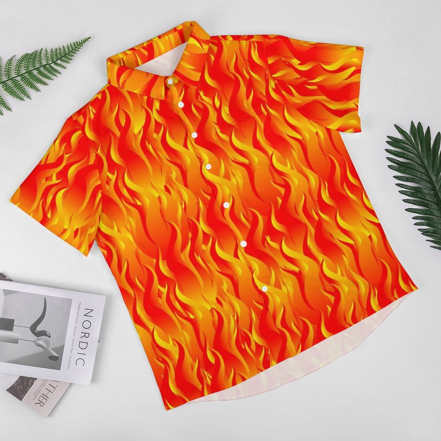 Men's Hawaiian Casual Short Sleeve Shirt 2306105790