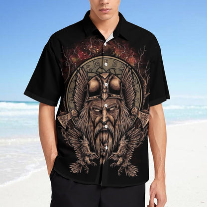 Men's Fashion Casual Printed Short Sleeve Shirts 2306101391
