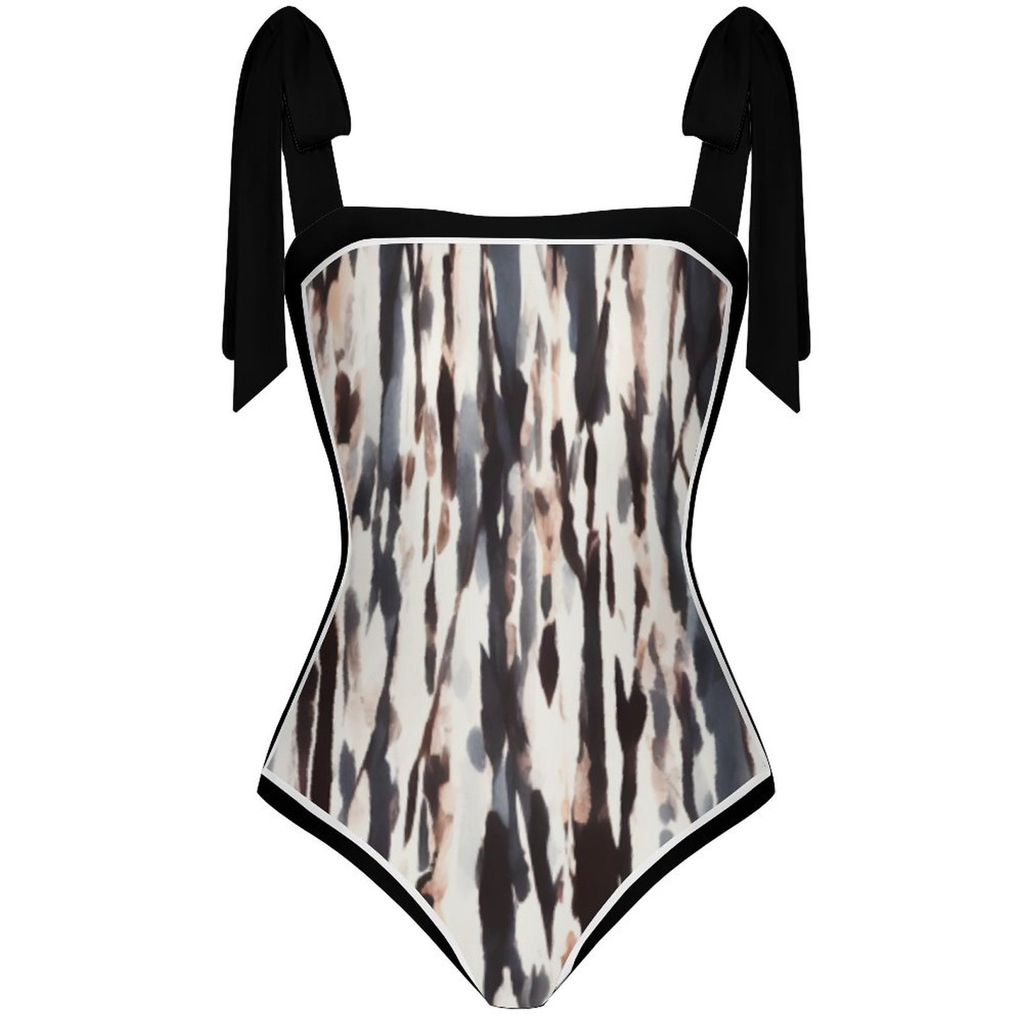 Fashion Printed One Piece Swimsuit And Cover Up 2305104415