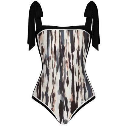 Fashion Printed One Piece Swimsuit And Cover Up 2305104415