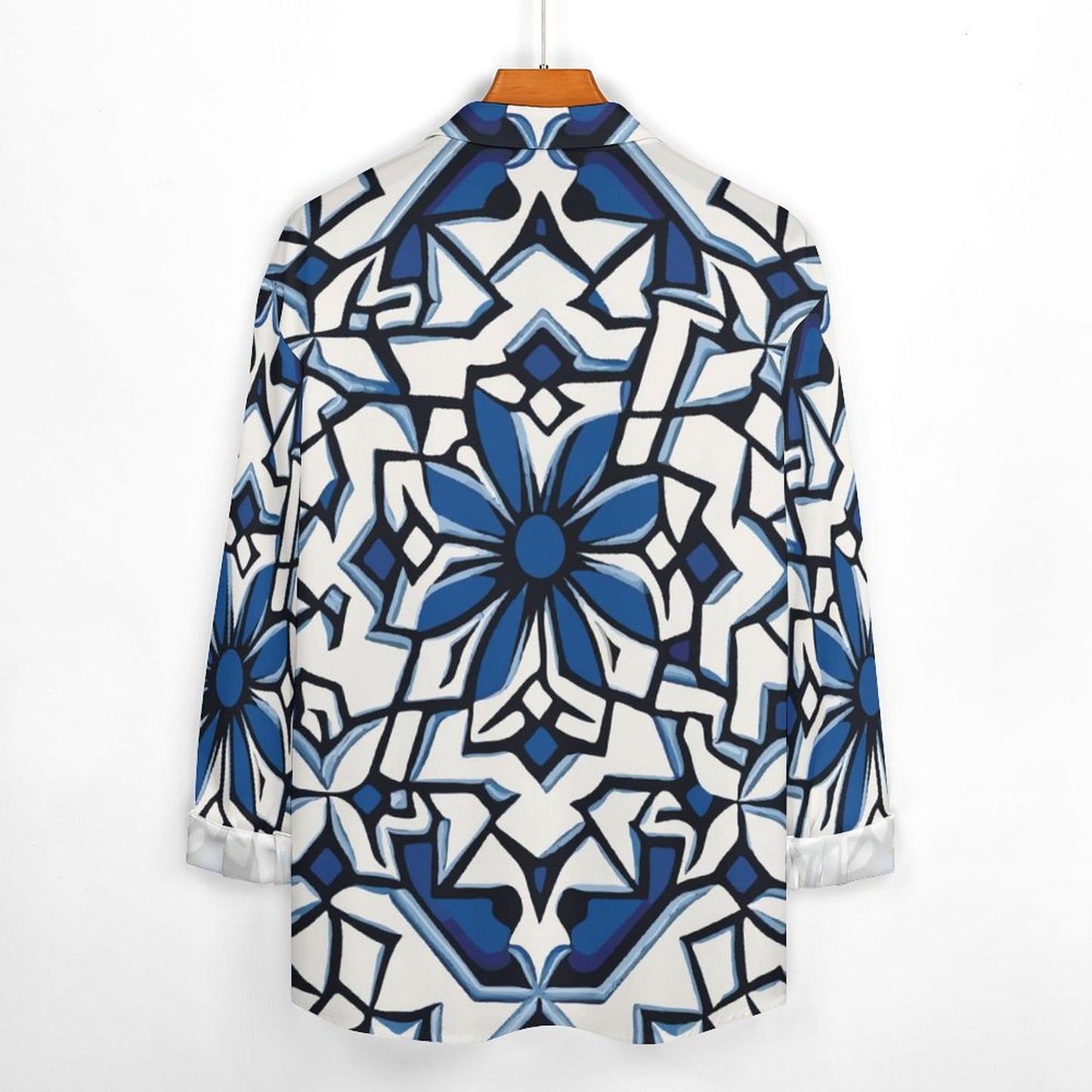 Men's Casual Printed Long Sleeve Shirt 2306103089