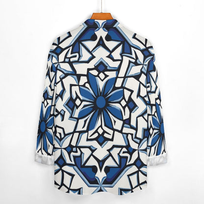 Men's Casual Printed Long Sleeve Shirt 2306103089