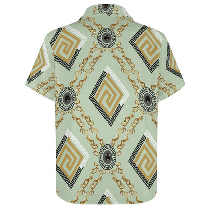 Men's Fashion Casual Printed Short Sleeve Shirts 2306101331