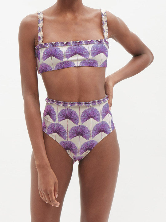 Women's Fashion Printed Bikini and Cover Up