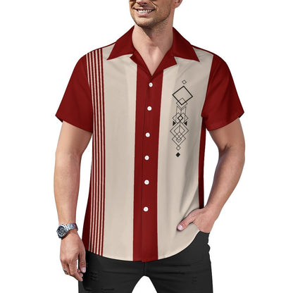 Men's Hawaiian Print Casual Shirt 2304104795