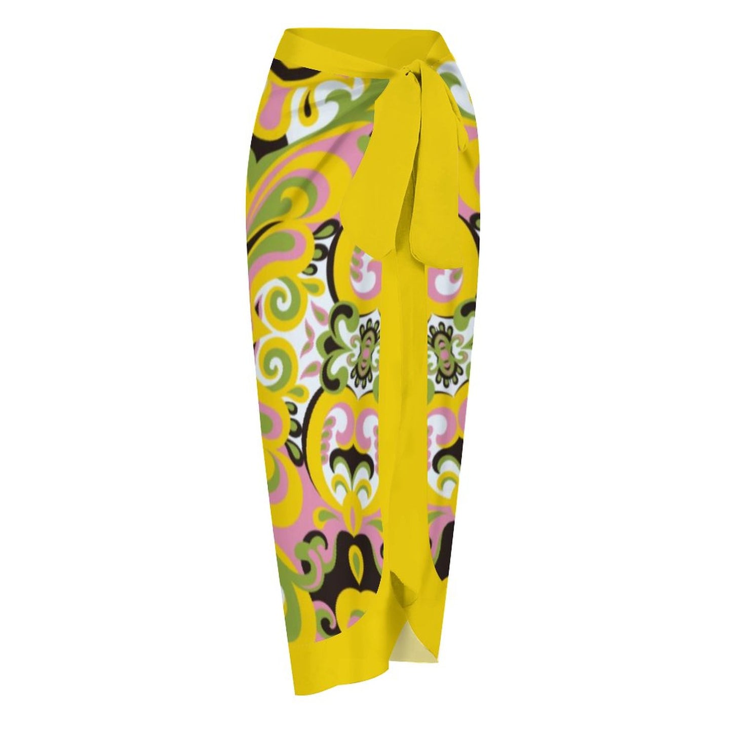 Fashion Printed One Piece Swimsuit And Cover Up 2305106419