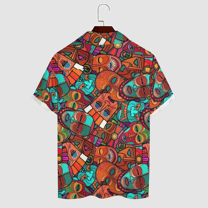 Men's Hawaiian Casual Short Sleeve Shirt 2305102399