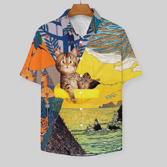 Men's Hawaiian Casual Short Sleeve Shirt 2306105725