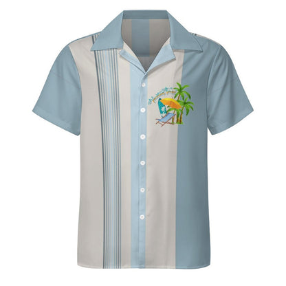 Men's Hawaiian Print Casual Shirt 2304107070
