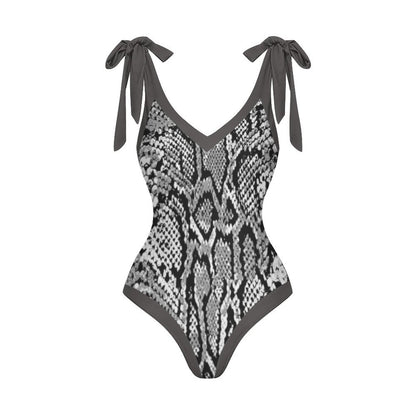 Casual Printed One-Piece Swimsuit And Cover Up 2305103876