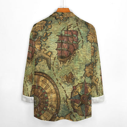 Men's Casual Printed Long Sleeve Shirt 2306103101