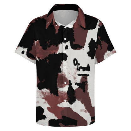 Men's Fashion Casual Printed Short Sleeve Shirts 2305107066