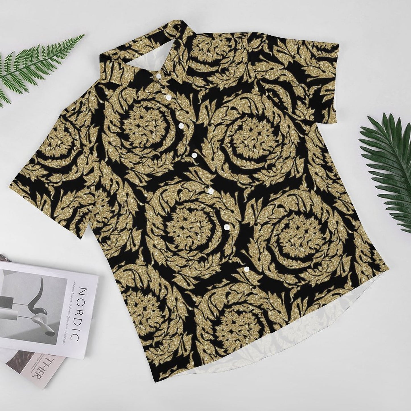 Men's Fashion Casual Printed Short Sleeve Shirts 2306100027