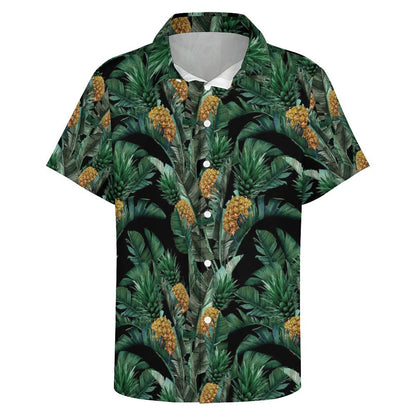 Men's Fashion Casual Printed Short Sleeve Shirts 2305107114