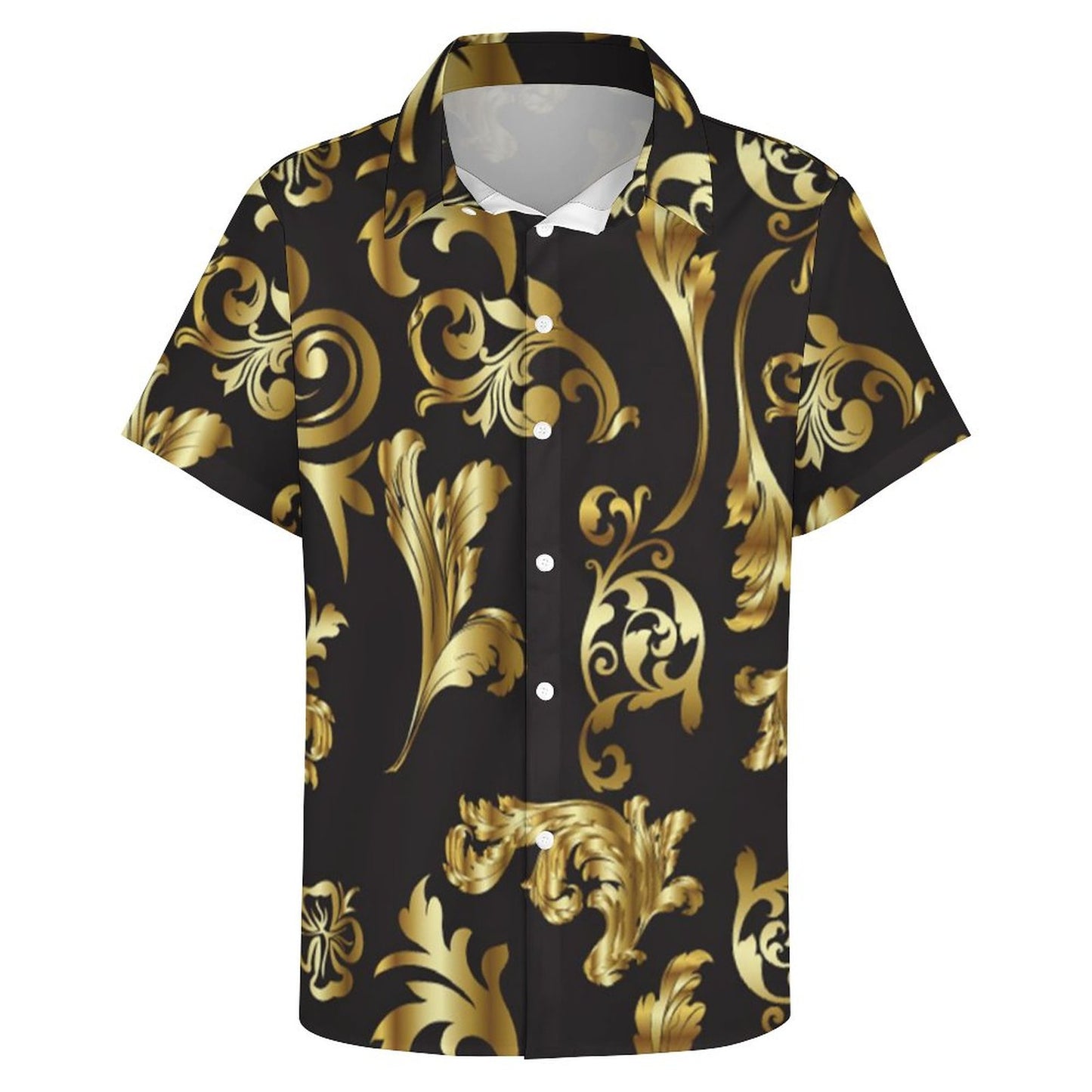 Men's Fashion Casual Printed Short Sleeve Shirts 2306100030