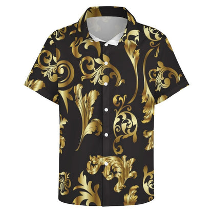Men's Fashion Casual Printed Short Sleeve Shirts 2306100030