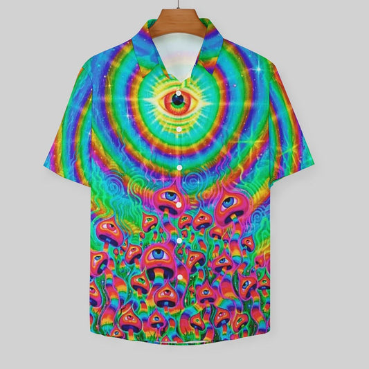 Men's Fashion Casual Printed Short Sleeve Shirts 2306104436