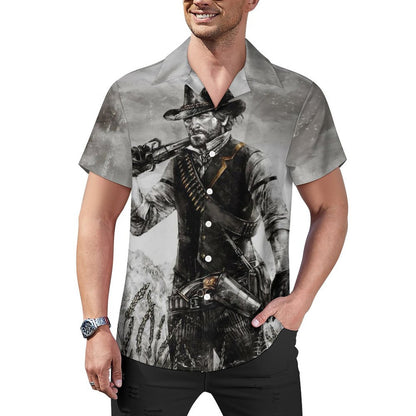 Men's Hawaiian Casual Short Sleeve Shirt 2305101800
