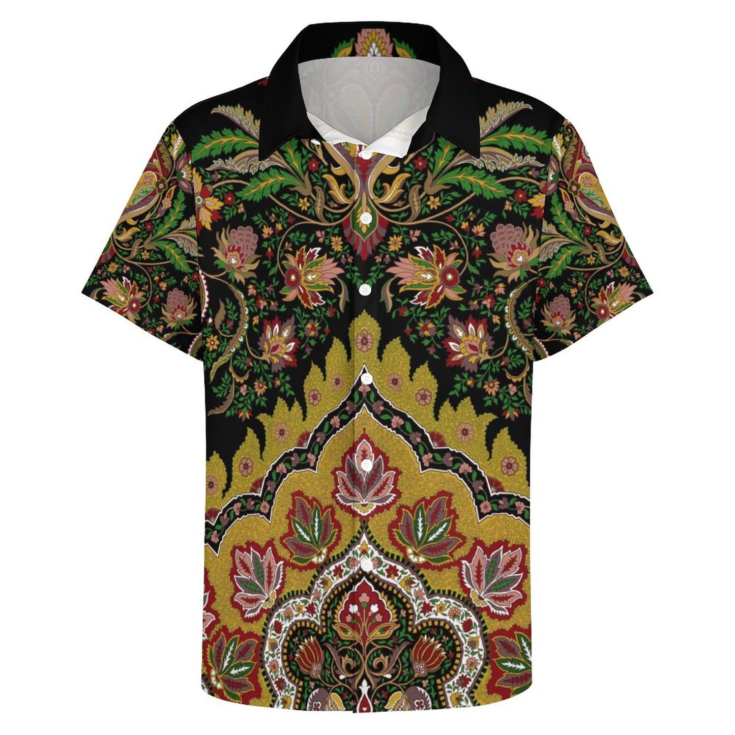 Men's Fashion Casual Printed Short Sleeve Shirts 2306103815
