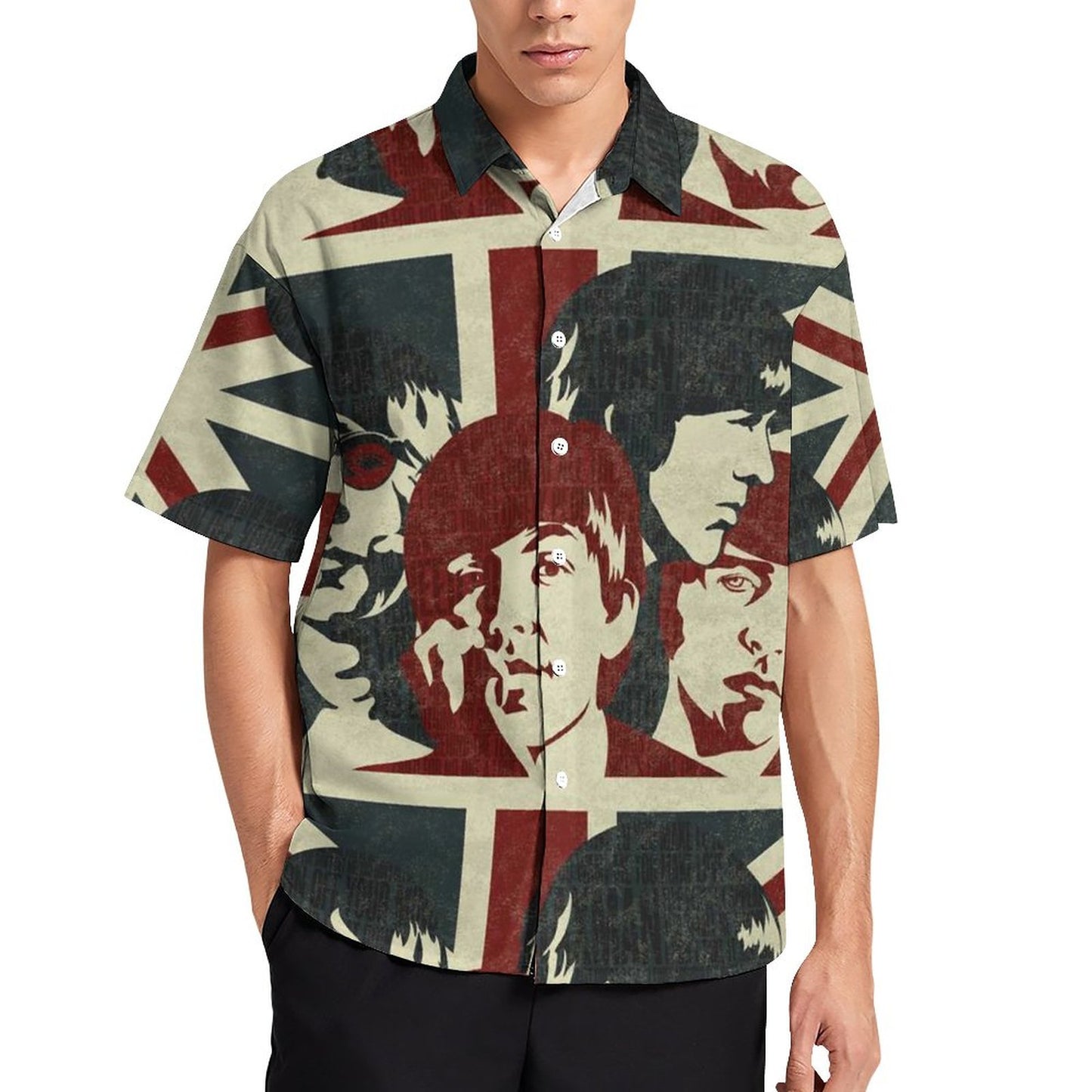 Men's Fashion Casual Printed Short Sleeve Shirts 2306104154