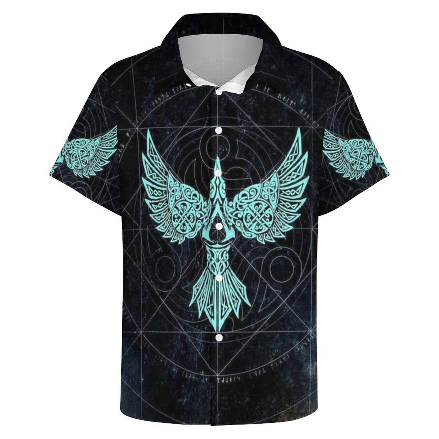 Men's Fashion Casual Printed Short Sleeve Shirts 2306101392
