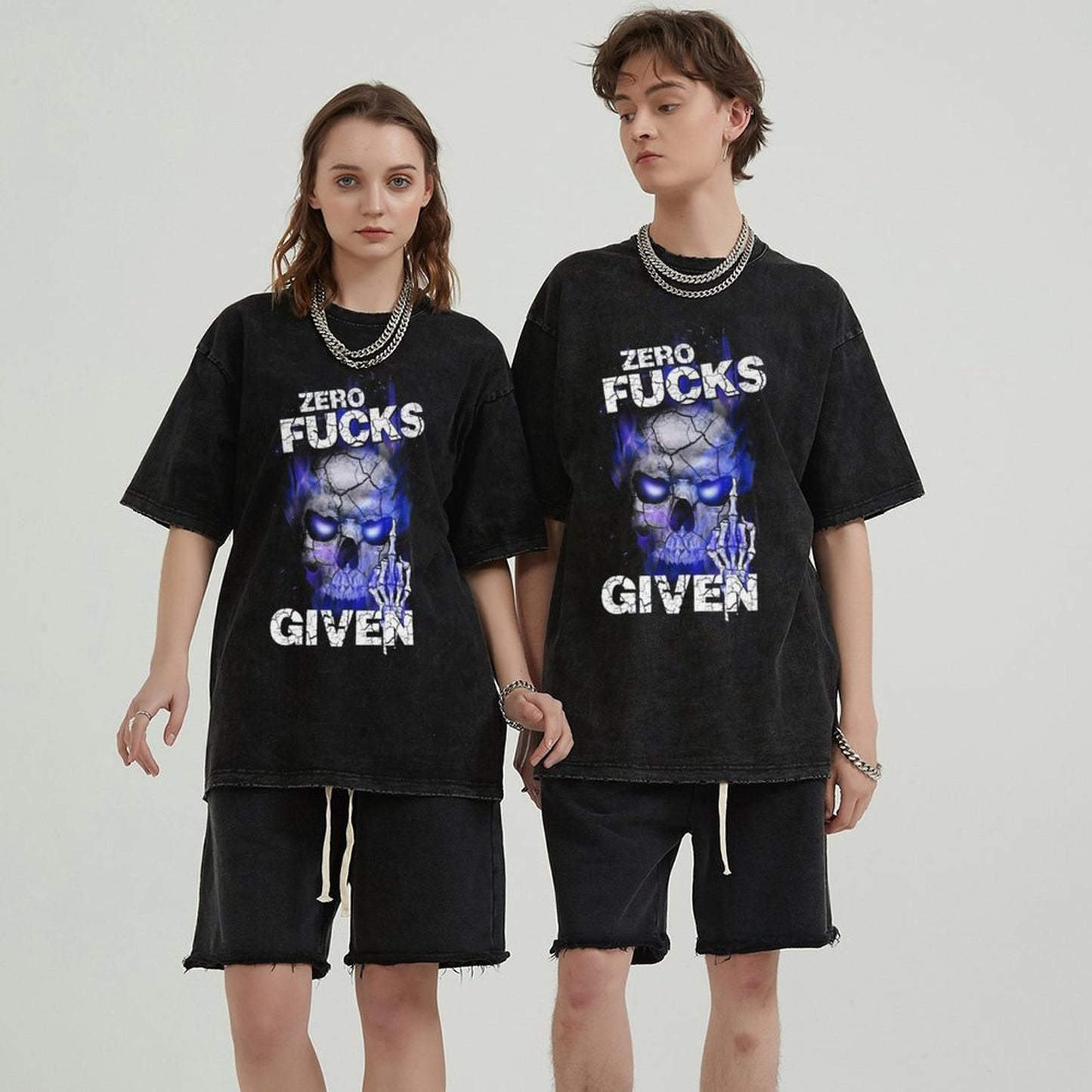 Unisex Vintage Solid Wash T-Shirts 2305104086