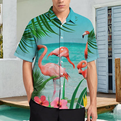 Men's Hawaiian Casual Short Sleeve Shirt 2306104359