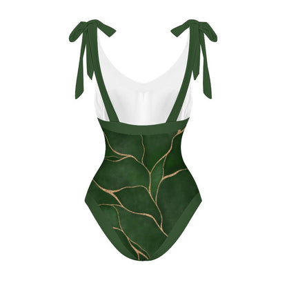 Casual Printed One Piece Swimsuit And Cover Up 2305104961