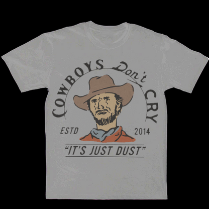 Cowboys Don't Cry Men's Casual Printed T-Shirt